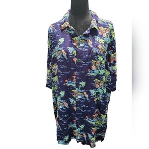 Star Wars Mandalorian Baby Yoda Grogu Button-Down Collared Shirt XXXL